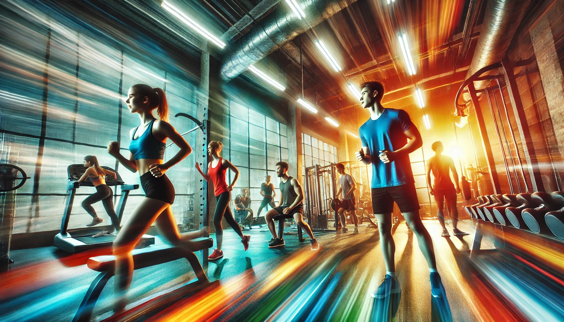 AI circuit gym figure